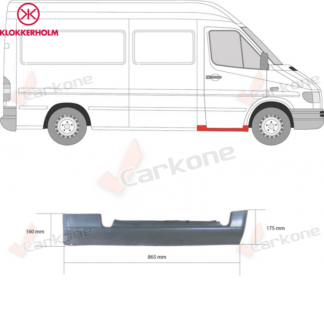 Sprinter/LT 95-06 etuoven oikea kynnys