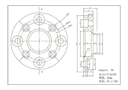 3/4x100 | spacerit - adapterit - sovitteet | Laadukkaat rengastarvikkeet Carkone-verkkokaupasta