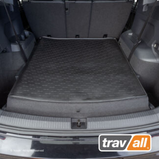Tavaratilanmatto VW Tiguan Allspace 2017- (7-paikkainen) | Travall merkkikohtasiet kumimatot autosi lattioille - Edullisesti Carkone verkkokaupasta