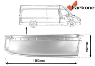 MB Sprinter 906 06+ takakulma av 4325 pituus 118cm oikea