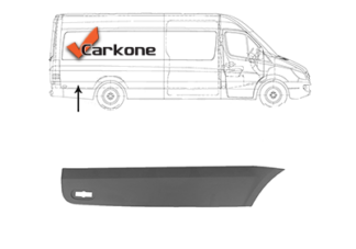 Mercedes Benz Sprinter muovinen sivulista pitkä akseliväli oikea 06-18