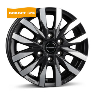 Borbet CW6 black polished matt 7.5×18 jako: 6×139.7 et: 47