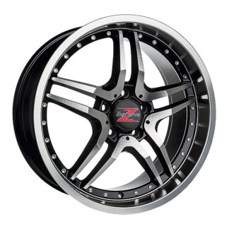 Barzetta GT Black Polished Chrome Rivets TARJOUS! 8×18 jako: 5×112 et: 45