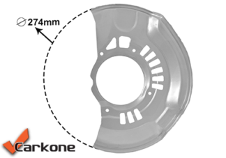 Toyota Avensis Verso M2 jarrukilpi etuoikea 274mm 2001-2011