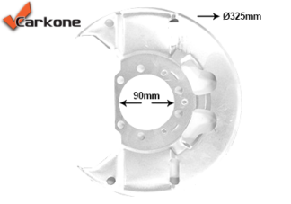 Saab 9-3/9-5 /Opel Vectra C jarrukilpi etuakseli 285mm 1997-2015