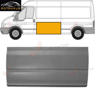 Ford Transit 00-14 vasen sivuhelmapelti pitkä akseliväli 730x1430mm