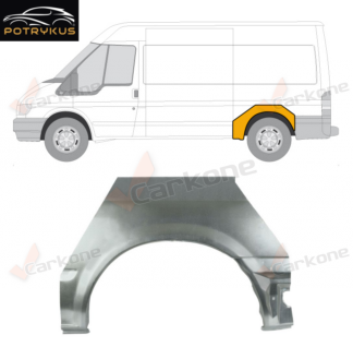 Ford Transit 00-14 vasen takakaari av 3300/3750mm